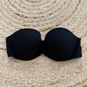 Victoria's Secret Black Strapless Bra